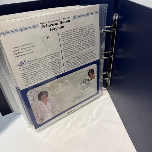 Official International Stamp Tributes to Princess Diana - 8 First Day Covers - Picture 3 of 11